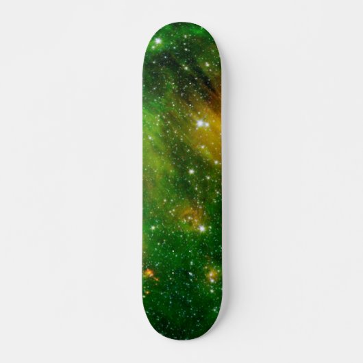 GL490 Green Gas Cloud Nebula - NASA Space Photo Persoonlijk Skateboard (Voorkant)