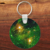 GL490 Green Gas Cloud Nebula - NASA Space Photo Sleutelhanger (Voorkant)