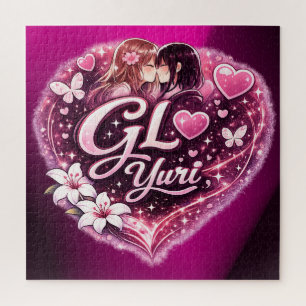 GL Yuri Meisjesliefde Anime Esthetisch Design Legpuzzel