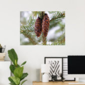 Glaasde Cones Poster (Thuiskantoor)