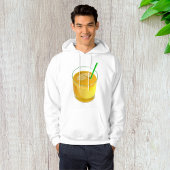 Glaasje sap Mannen capuchon Hoodie