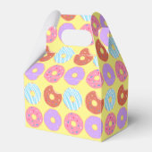 Glaastische donuts Aesthetisch Birthday Party Food Bedankdoosjes (Voorkant Zijde)