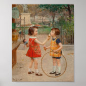 Glaces du Jour | Victor Gabriel Gilbert Poster (Voorkant)