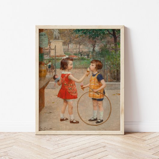 Glaces du Jour | Victor Gabriel Gilbert Poster