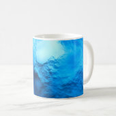 glaciaal blauwe drift koffiemok (Voorkant rechts)