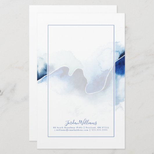 Glacial Break Briefpapier (Voorkant / Achterkant)