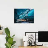 Glacial Cave | Nationaal park Vatnajoekull, IJslan Poster (Thuiskantoor)