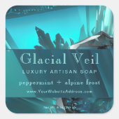 Glacial Crystal Turquoise Frozen Product Label (Voorkant)