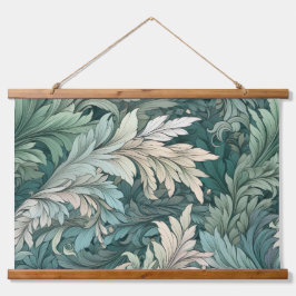 Glacial Flora Symphony Winter Botanical Hangend Wandkleed