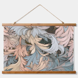 Glacial Flora Symphony Winter Botanical Hangend Wandkleed