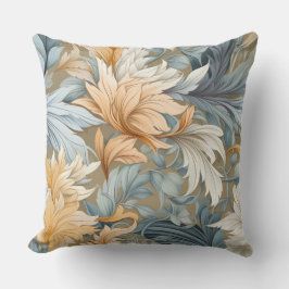 Glacial Flora Symphony Winter Botanical Kussen