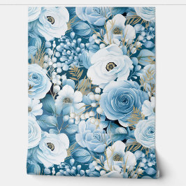 Glacial Garden Winter Botanical Behang