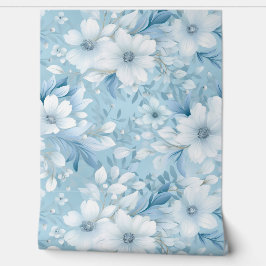 Glacial Garden Winter Botanical Behang