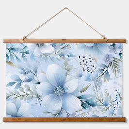 Glacial Garden Winter Botanical Hangend Wandkleed