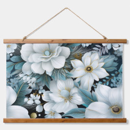 Glacial Garden Winter Botanical Hangend Wandkleed