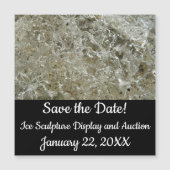 Glacial Ice Abstracte Natuur Textuur (Voorkant)