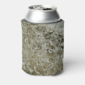 Glacial Ice Abstracte Natuur Textuur Blikjeskoeler (Blikje Achterkant)