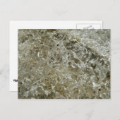 Glacial Ice Abstracte Natuur Textuur Briefkaart (Voorkant / Achterkant)