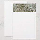 Glacial Ice Abstracte Natuur Textuur Briefpapier (Voorkant / Achterkant)