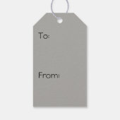 Glacial Ice Abstracte Natuur Textuur Cadeaulabel (Achterkant)
