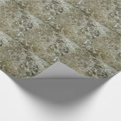 Glacial Ice Abstracte Natuur Textuur Cadeaupapier (Hoek)