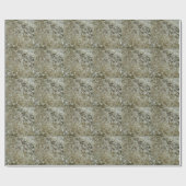 Glacial Ice Abstracte Natuur Textuur Cadeaupapier (Vlak)