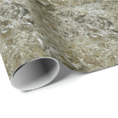 Glacial Ice Abstracte Natuur Textuur Cadeaupapier (Rol Hoek)