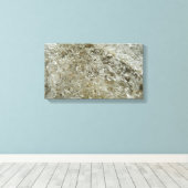 Glacial Ice Abstracte Natuur Textuur Canvas Afdruk (Insitu (Houten vloer))