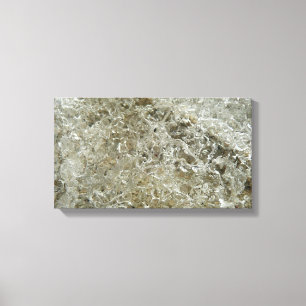 Glacial Ice Abstracte Natuur Textuur Canvas Afdruk