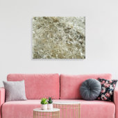 Glacial Ice Abstracte Natuur Textuur Canvas Afdruk (Insitu (Woonkamer))