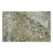 Glacial Ice Abstracte Natuur Textuur Foto Afdruk (Voorkant)