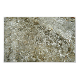 Glacial Ice Abstracte Natuur Textuur Foto Afdruk