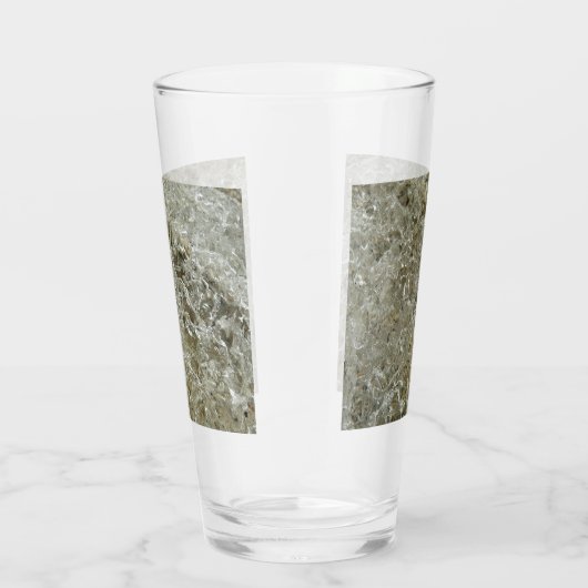 Glacial Ice Abstracte Natuur Textuur Glas (Rechts)