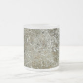 Glacial Ice Abstracte Natuur Textuur Matglas Koffiemok (Center)