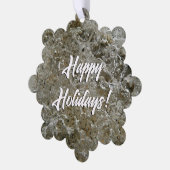 Glacial Ice Abstracte Natuur Textuur Ornament Kaart (Links)