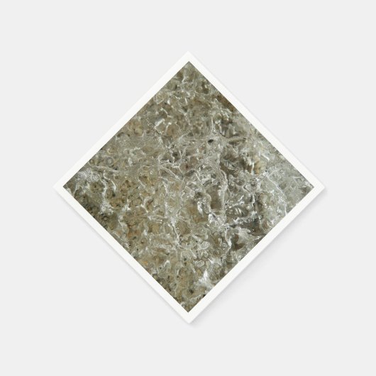 Glacial Ice Abstracte Natuur Textuur Servetten (Hoek)