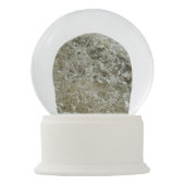 Glacial Ice Abstracte Natuur Textuur Sneeuwbol (Achterkant)