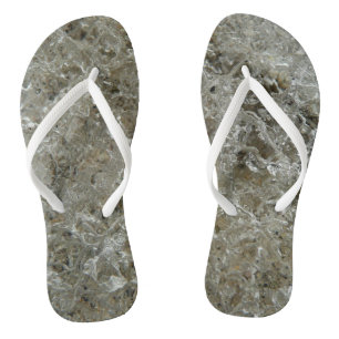 Glacial Ice Abstracte Natuur Textuur Teenslippers