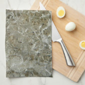 Glacial Ice Abstracte Natuur Textuur Theedoek (Quarter Fold)