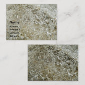 Glacial Ice Abstracte Natuur Textuur Visitekaartje (Voorkant / Achterkant)