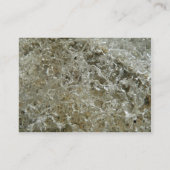 Glacial Ice Abstracte Natuur Textuur Visitekaartje (Achterkant)