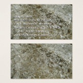 Glacial Ice Abstracte Natuur Textuur Visitekaartje (Voorkant /achterkant)