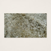 Glacial Ice Abstracte Natuur Textuur Visitekaartje (Achterkant)