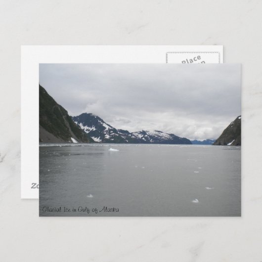 Glacial Ice Briefkaart (Voorkant / Achterkant)