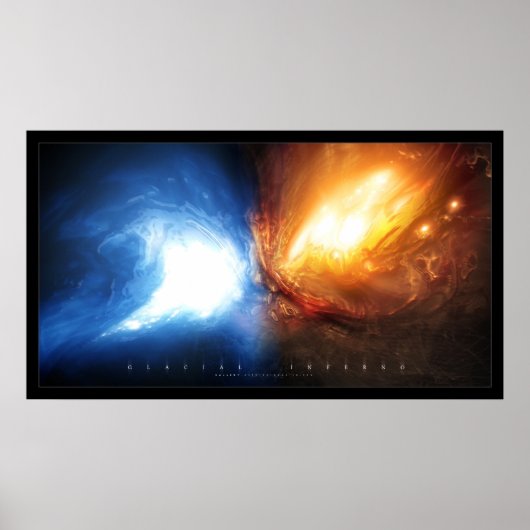 Glacial Inferno Poster (Voorkant)
