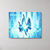 Glacial Lake - Alaska Canvas Afdruk (Voorkant)
