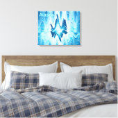 Glacial Lake - Alaska Canvas Afdruk (Insitu (Slaapkamer))