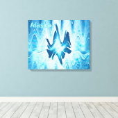 Glacial Lake - Alaska Canvas Afdruk (Insitu (Houten vloer))