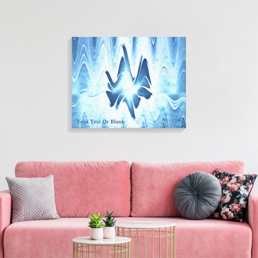 Glacial Lake Canvas Afdruk (Insitu (Woonkamer))