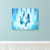 Glacial Lake Canvas Afdruk (Insitu (Houten vloer))